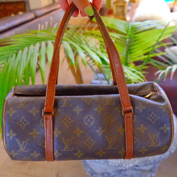 Louis Vuitton Speedy 25 Epi Handbag Mini Boston Blue used from japan